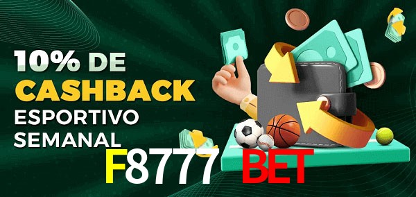 10% de bônus de cashback na F8777 Bet