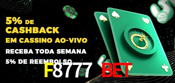 Promoções do cassino ao Vivo F8777 Bet